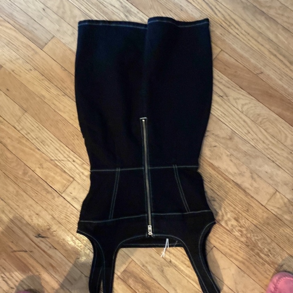 Reformation Black Mini Dress - Picture 7 of 9